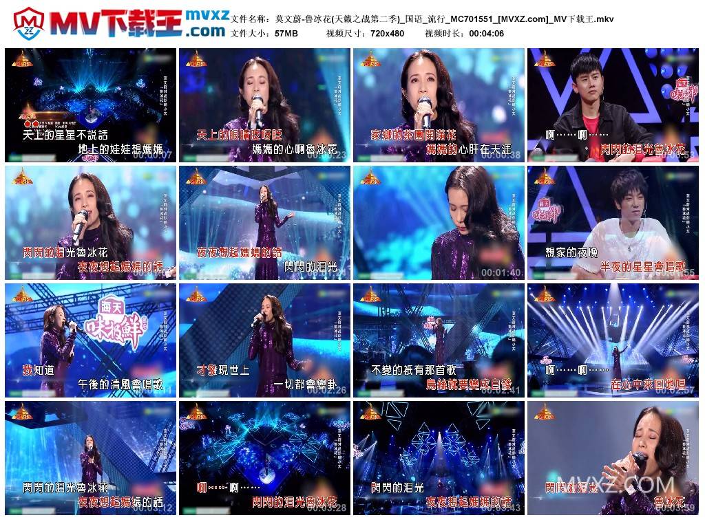 莫文蔚-鲁冰花(天籁之战第二季)_国语_流行_MC701551